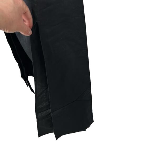 All Saints Ludo Linen Cotton Cut Out Open Back Halter Dress Black Size 8 NWT - Picture 8 of 12